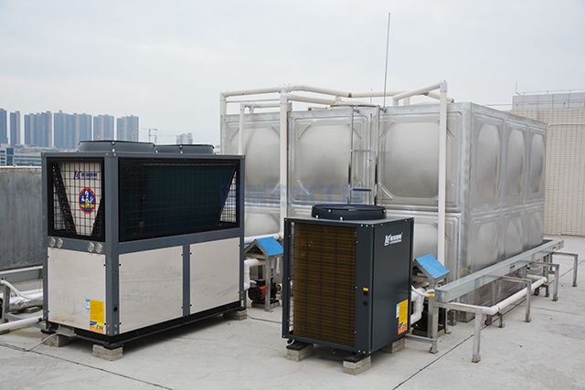  赫派工業(yè)高溫空氣能夠熱泵熱水器
